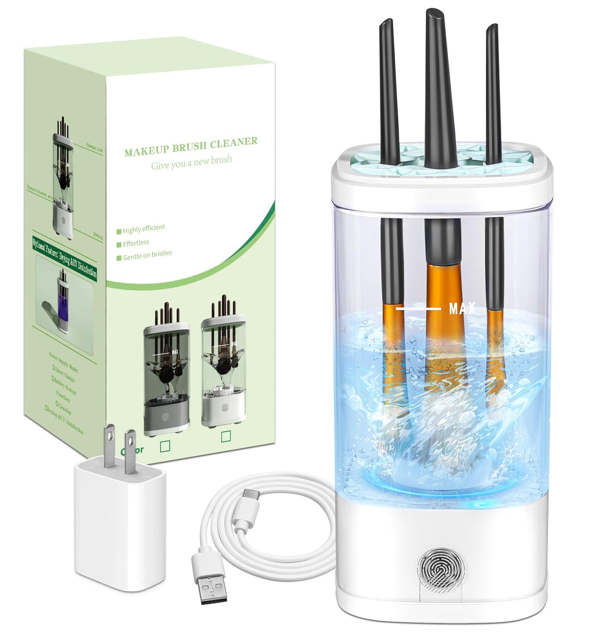 HitDLTSC nettoyeur brosse maquillage électrique 7000rpm pour un nettoyage en profondeur