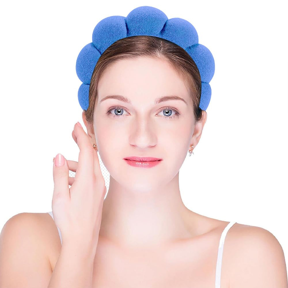 HitModa bandeau spa anti-glissement, cheveux bien maintenus.