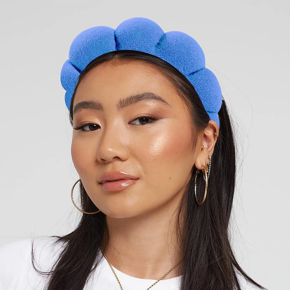 HitModa bandeau usage quotidien pendant maquillage et soins du visage.