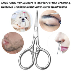 HITOPTY ciseaux précision mini—retouches nettes des cils.