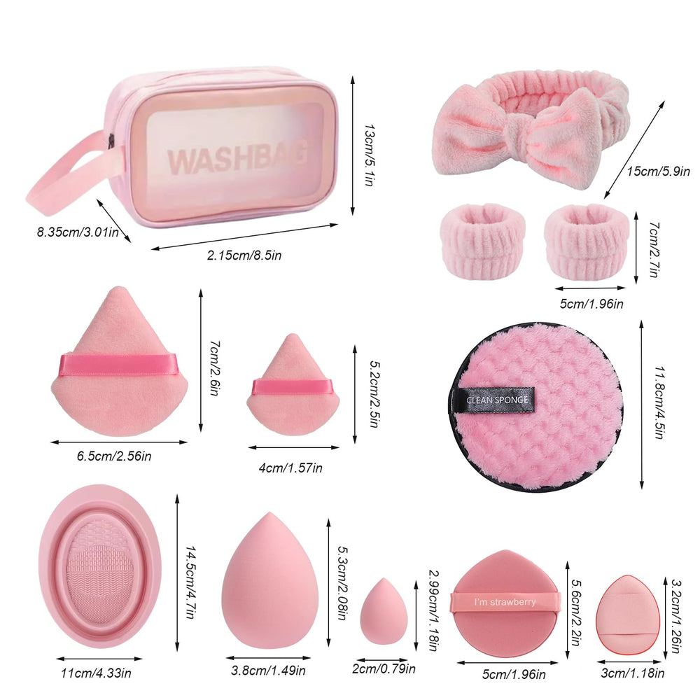 HIUZAR éponges maquillage petites pour retouches précises