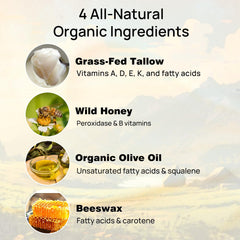 HJCMANA baume-miel-sauvage-ingredients-naturels peau nourrie.