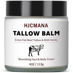 HJCMANA suif-boeuf-peau-pot-4oz hydratation durable.
