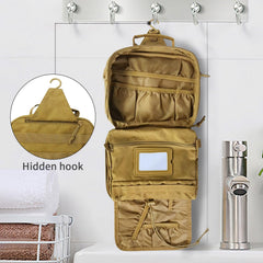 Trousse de toilette HJOKLS à poches multiples pour une organisation claire.