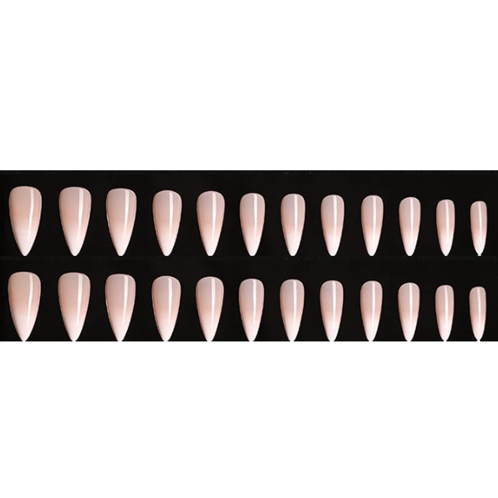 Application facile des ongles faux Hkanlre avec colle gelée comprise.