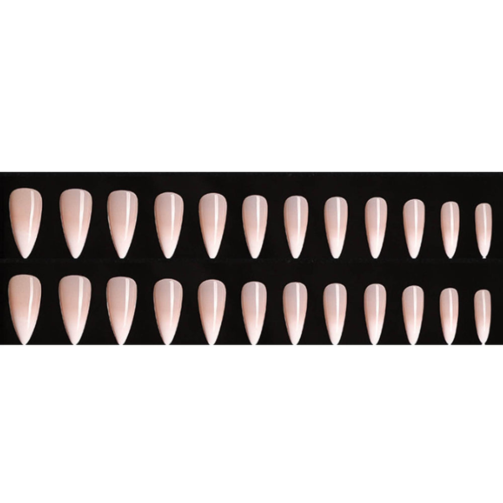 Application facile des ongles faux Hkanlre avec colle gelée comprise.