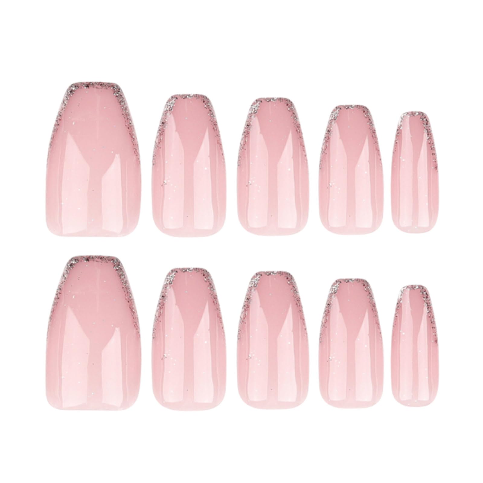 Ongles Hkanlre design pailleté, application rapide pour événement.