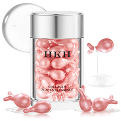 HKH Sérum Retinol en capsules pour le visage, application fraîche et hydratante.