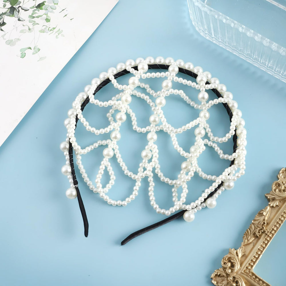 HLTOO accessoire cheveux glamour retro, parfait pour photo et fete.