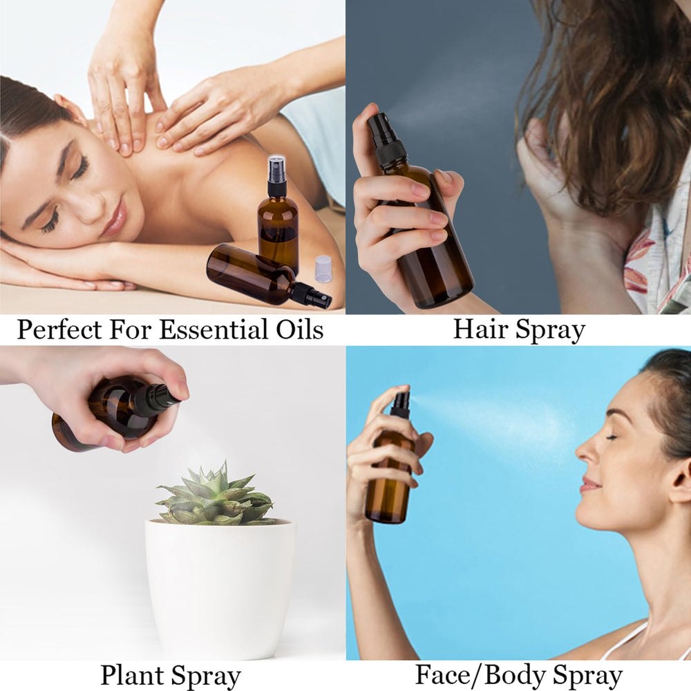 hmaimas étiquettes pour bouteilles ambre 4oz, personnalisation facile.