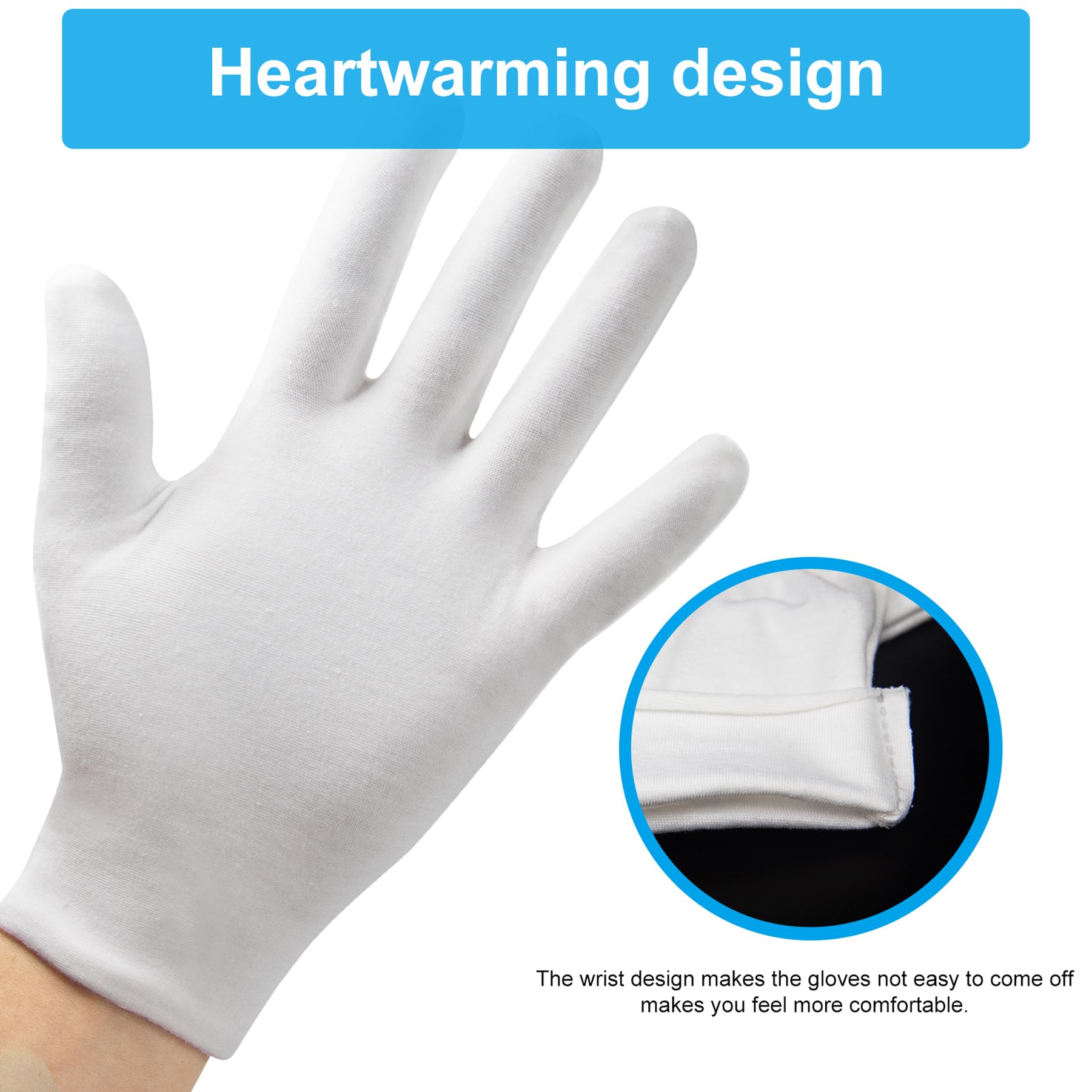 Poignet stable HMNYSOL, gants qui restent en place.