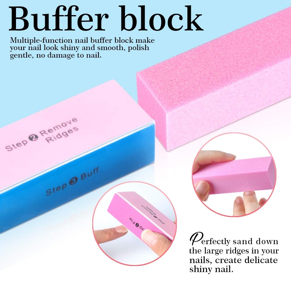 HNYYZL bloc-polissage-rectangulaire-rose : polissage doux pour un fini brillant.