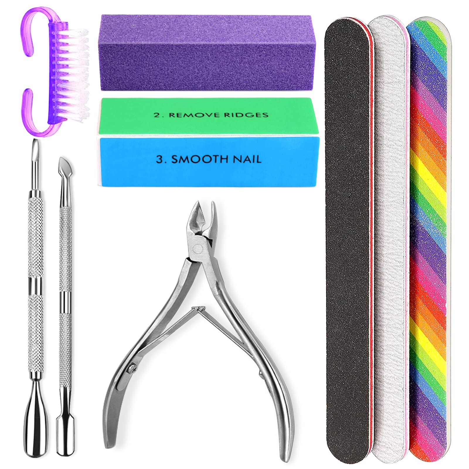 Kit HNYYZL ensemble-outils pour soins précis des ongles à domicile.