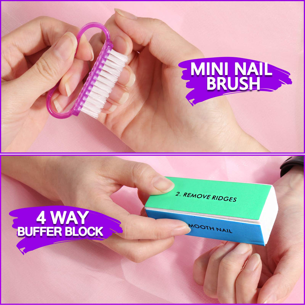 Pousse-cuticules HNYYZL pratique pour nettoyer le contour des ongles.
