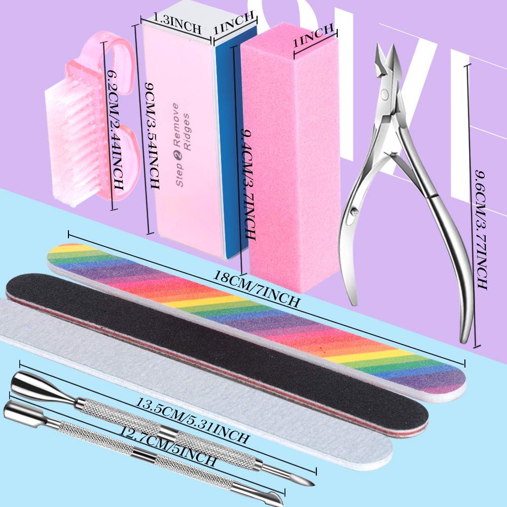 HNYYZL lime-ongles-double-face : modelez et affinez vos ongles avec précision.