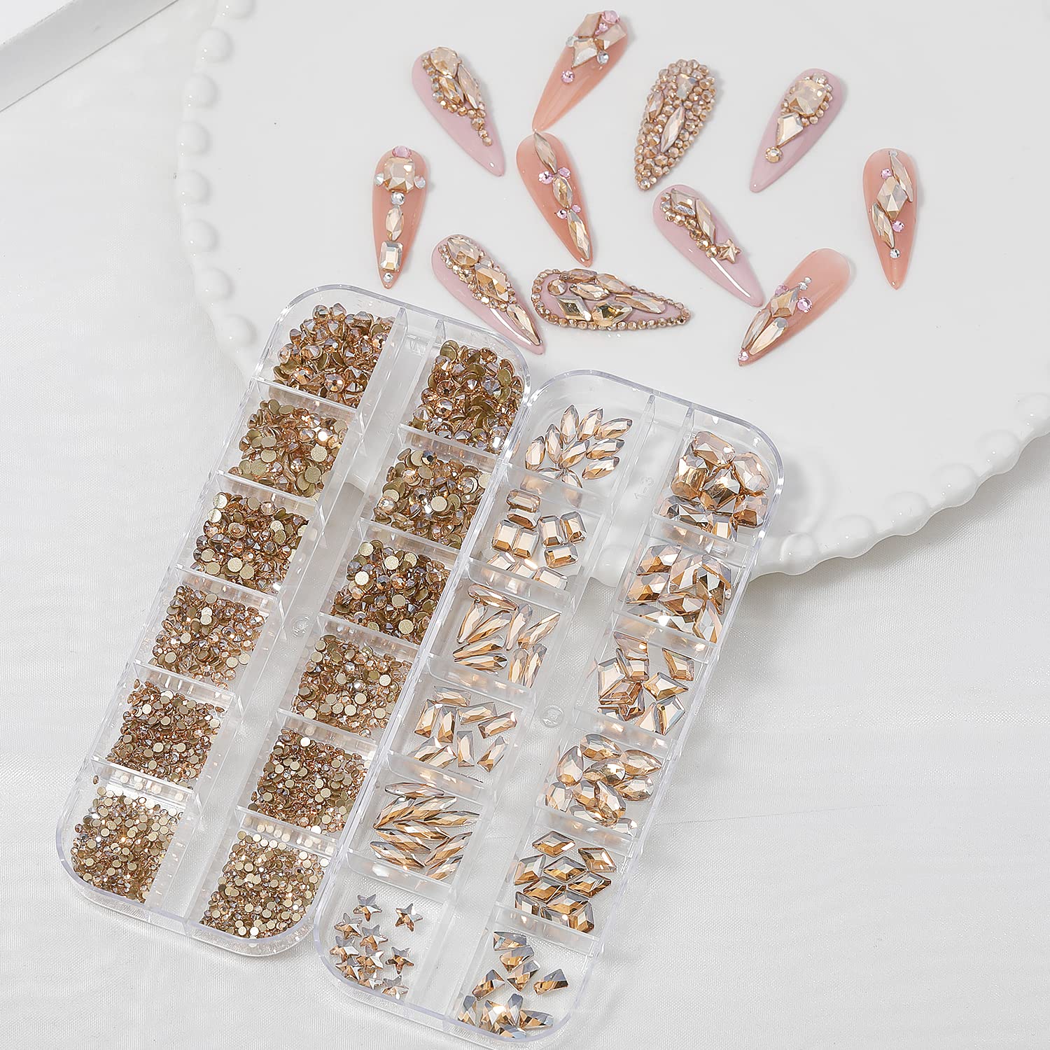 HNUIX Kit polyvalent pour DIY décoration bijoux, téléphones et accessoires.