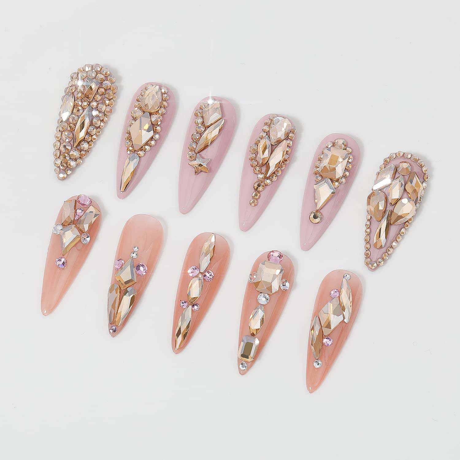 HNUIX Outil pince et stylo strass, pose précise et rapide.