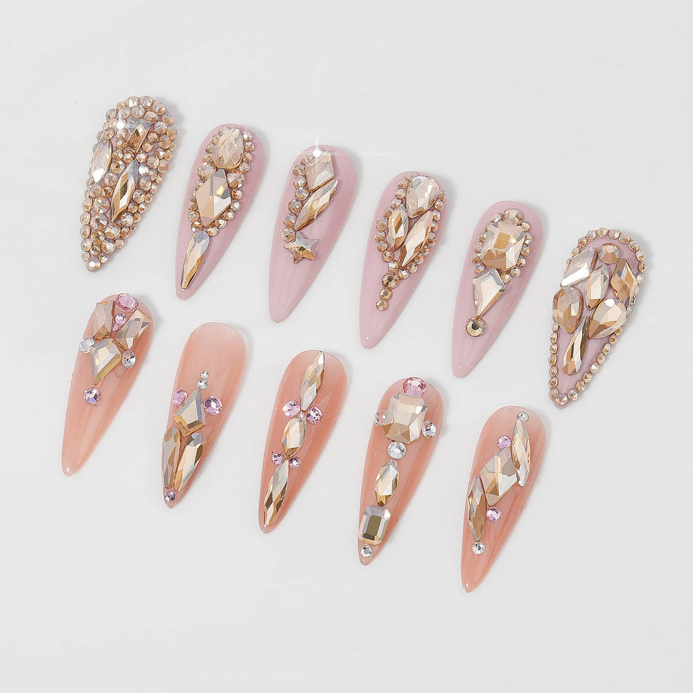 HNUIX Outil pince et stylo strass, pose précise et rapide.