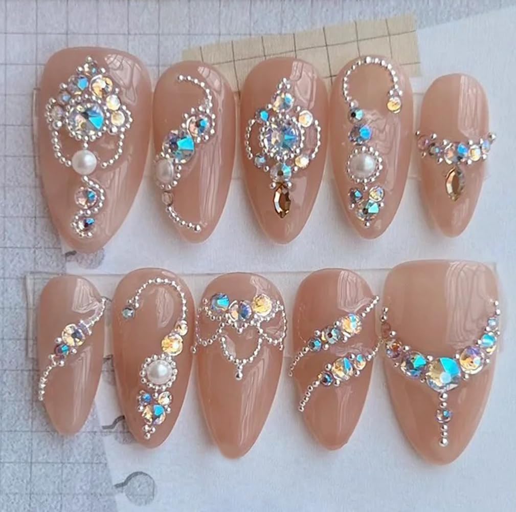 HNUIX perles métal mini, décor sur ongles et projets de bricolage.