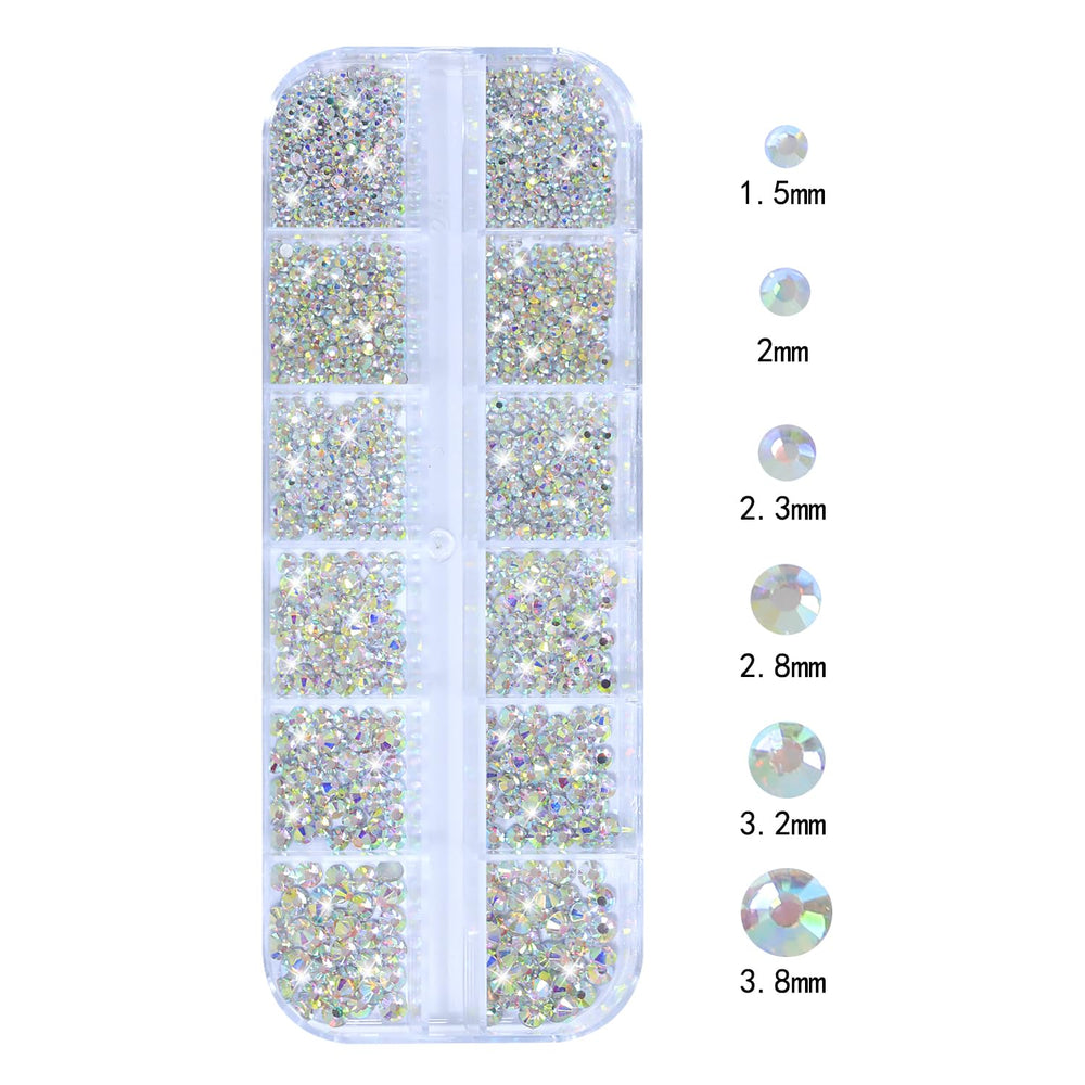 HNUIX pierres-ongles tailles variées pour motifs en 3D glamour