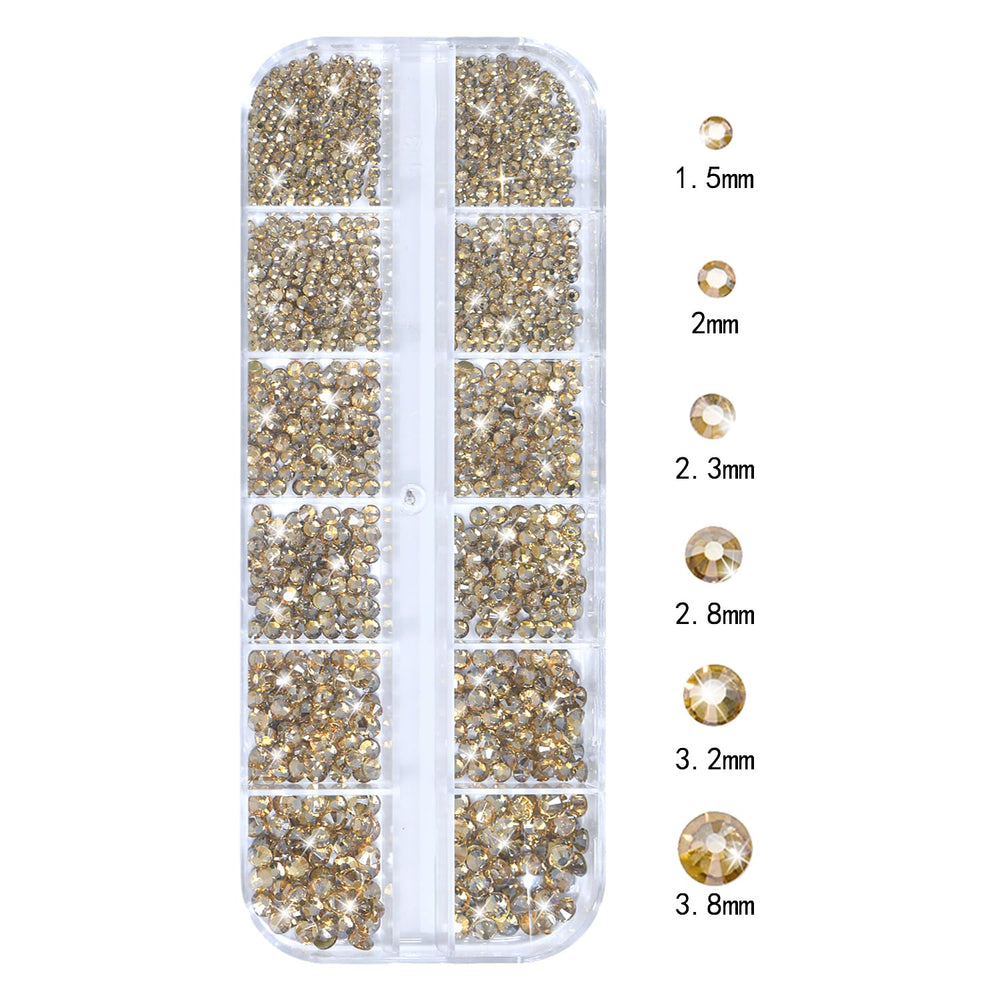 HNUIX Pièces strass 3D multi-formes pour designs Nail Art variés.