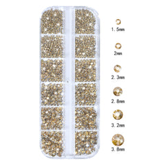 HNUIX Pièces strass 3D multi-formes pour designs Nail Art variés.