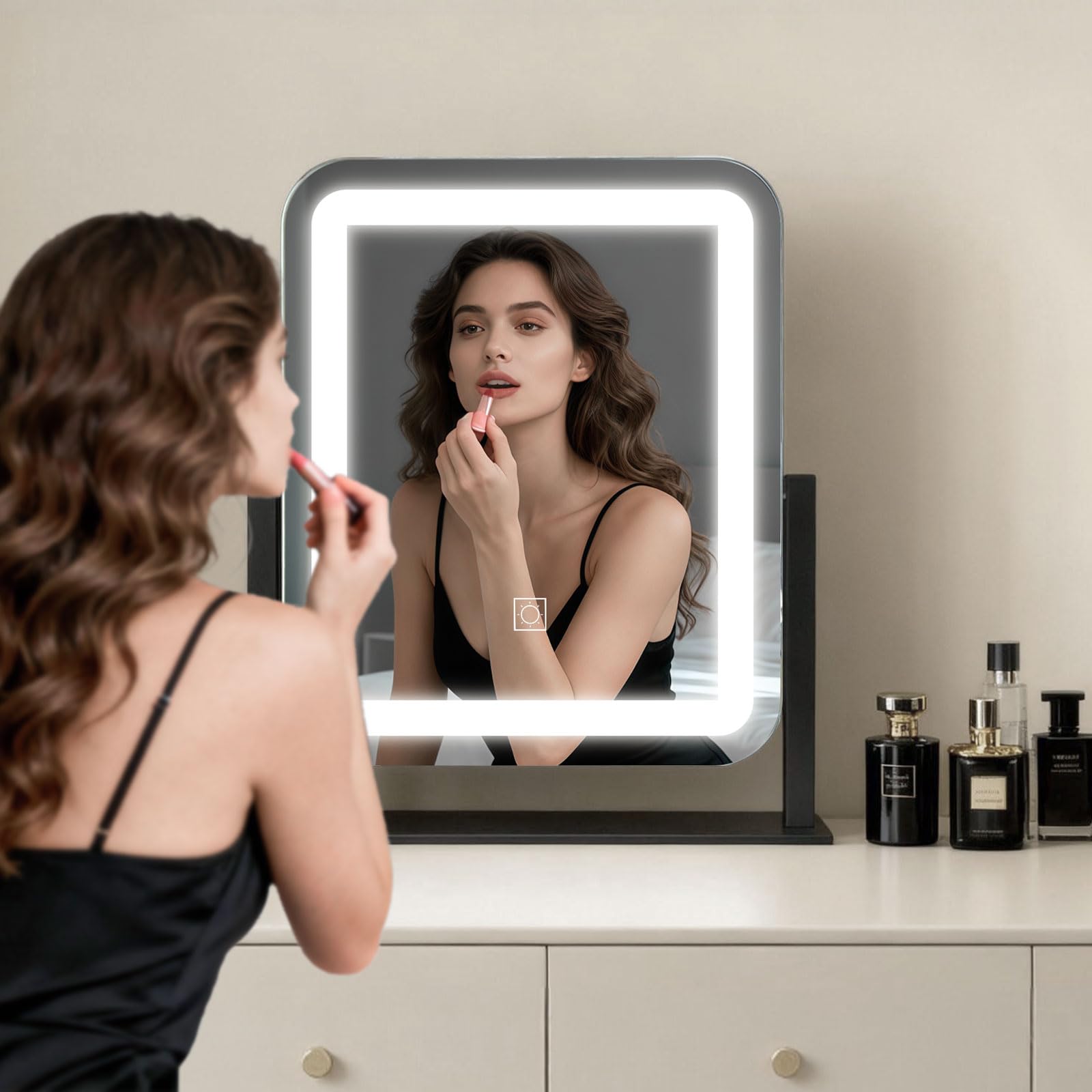 HNV Miroir Vanité design sobre.
