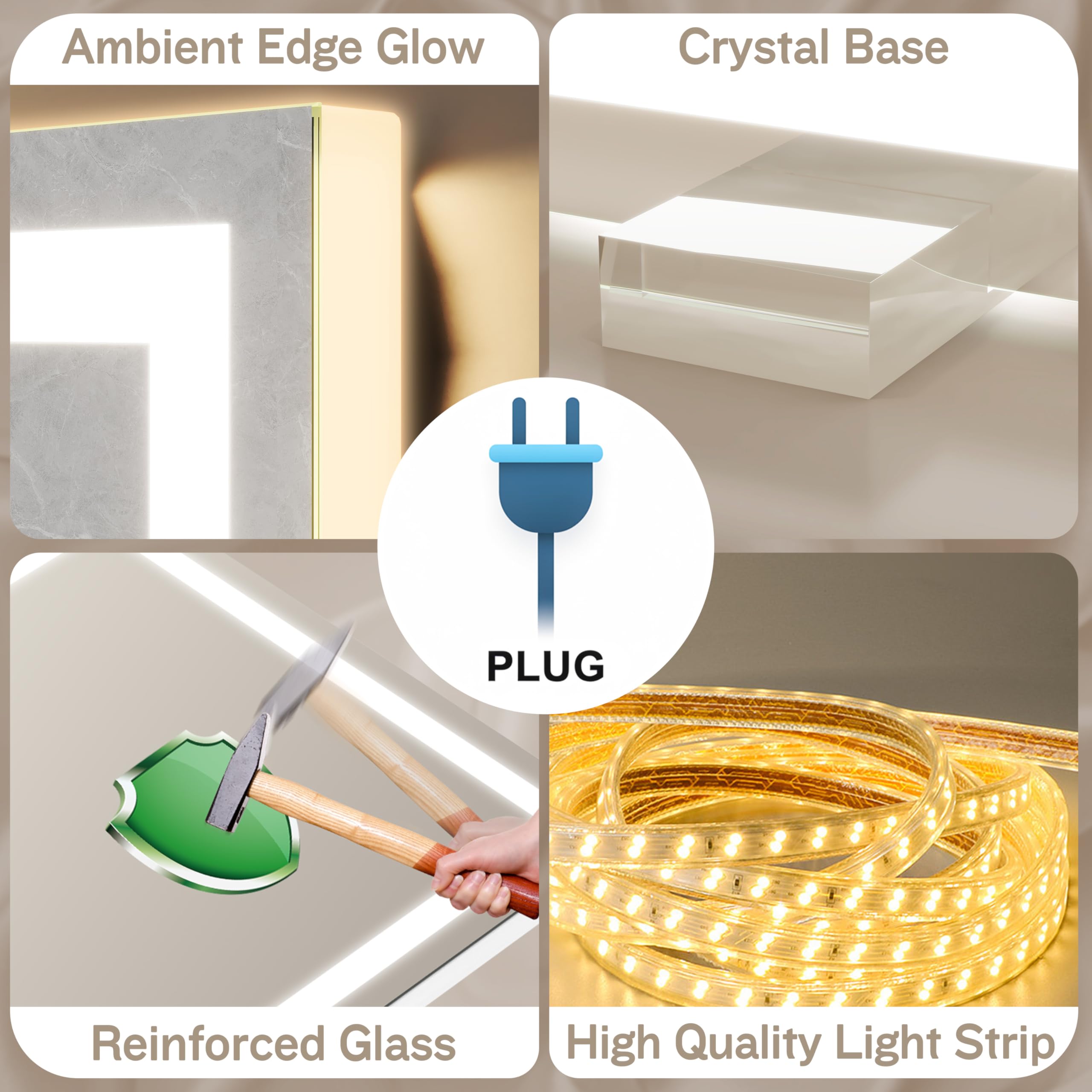 Cadre en aluminium robuste HNV – style moderne et durable.