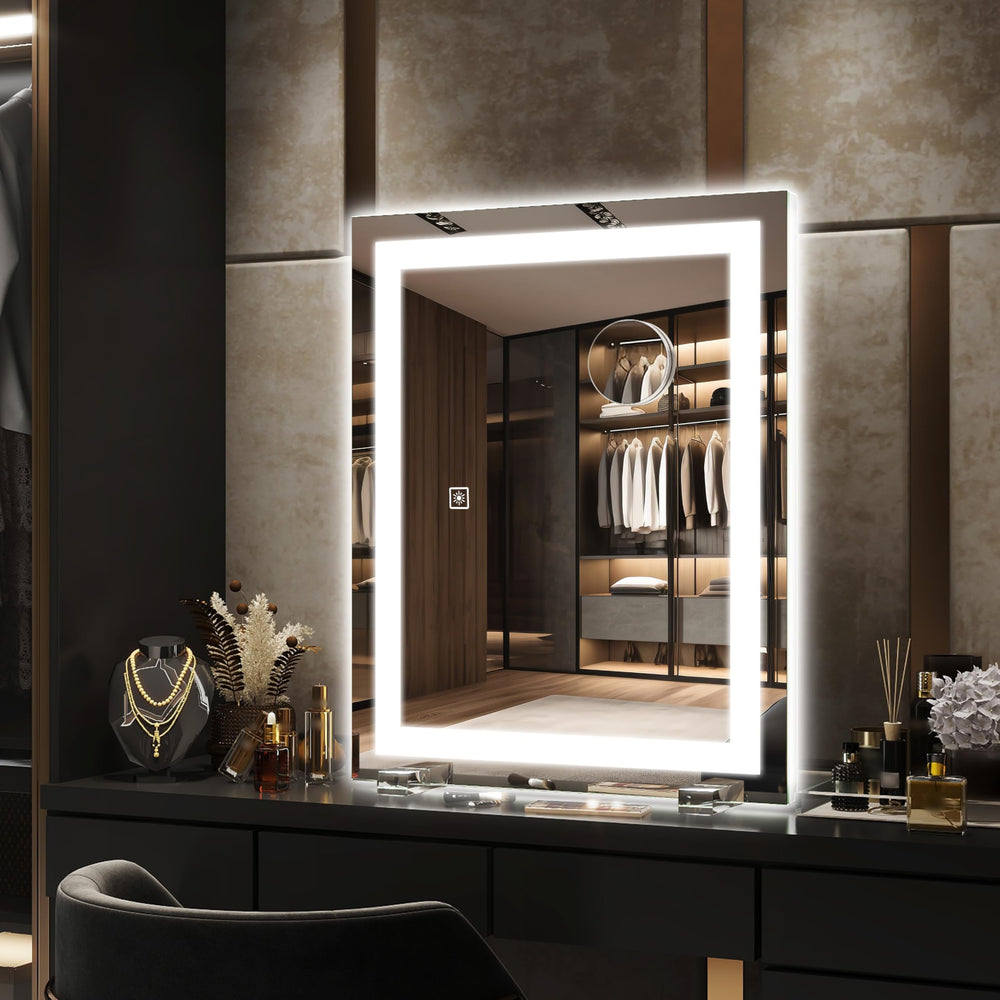 Miroir HNV avec contrôle tactile – réglages d’éclairage simples.