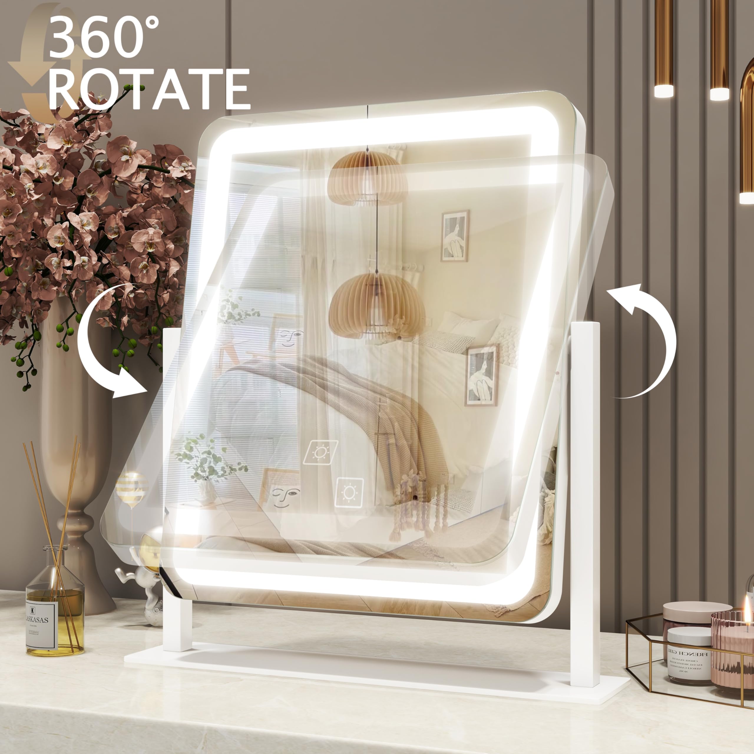 Miroir HNV, reflet HD sans distorsion.
