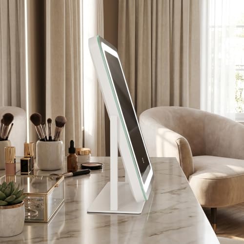 Miroir HNV rotation 360° permet de tester angles et coiffure.