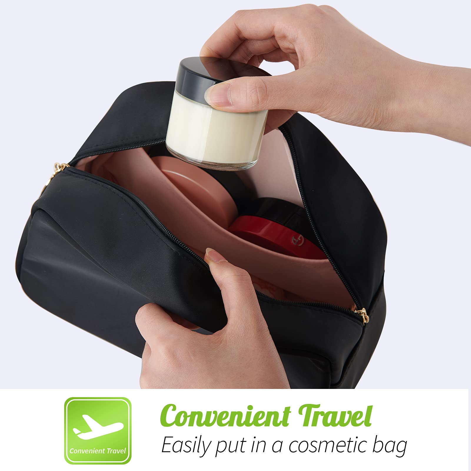 Bocal Hoa Kinh 2oz portable, taille pratique pour sac à main.