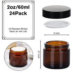 11 Hoa Kinh bocaux portables 2oz pour voyage, faciles à transporter dans poche et sac.