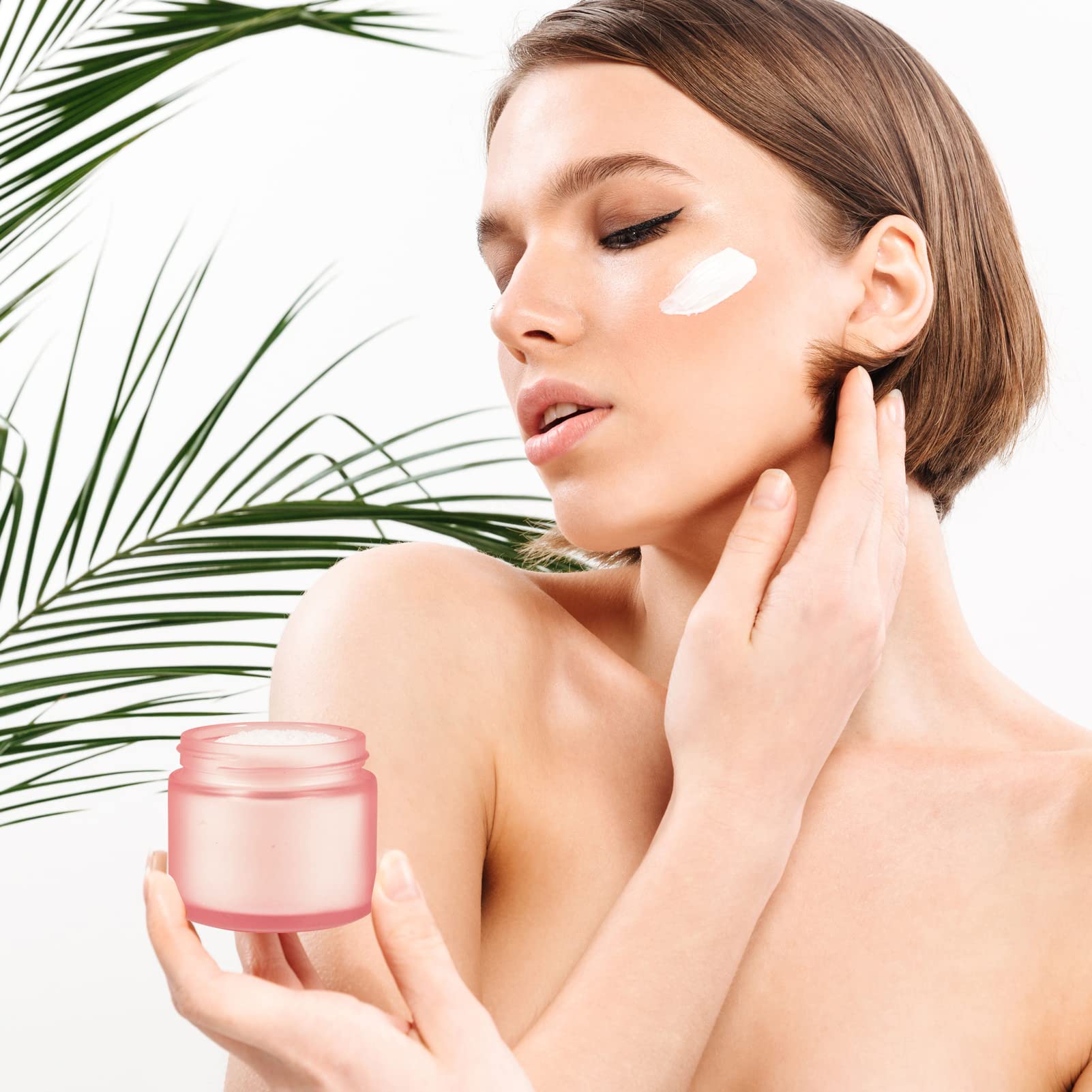 DIY crèmes et soins dans des pots Hoa Kinh 2 oz rose givré