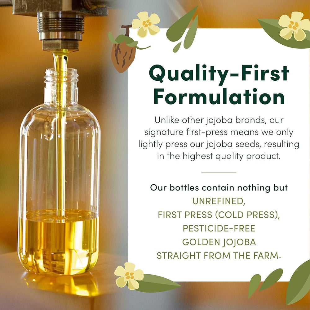 Visage hydratation quotidienne avec HobaCare jojoba pour peau veloutée.