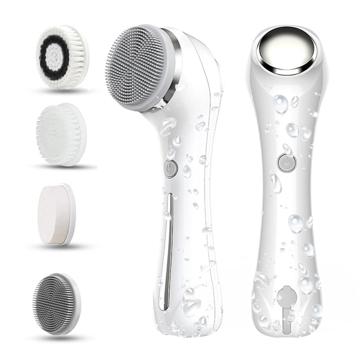 La brosse-visage HOERCAAL 2 en 1 IPX7 pour nettoyage en profondeur.