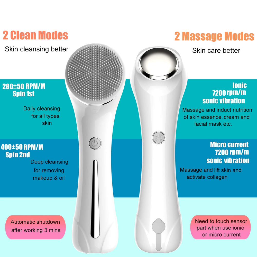 Les têtes-brosse plate présentent une surface douce pour le nettoyage quotidien.