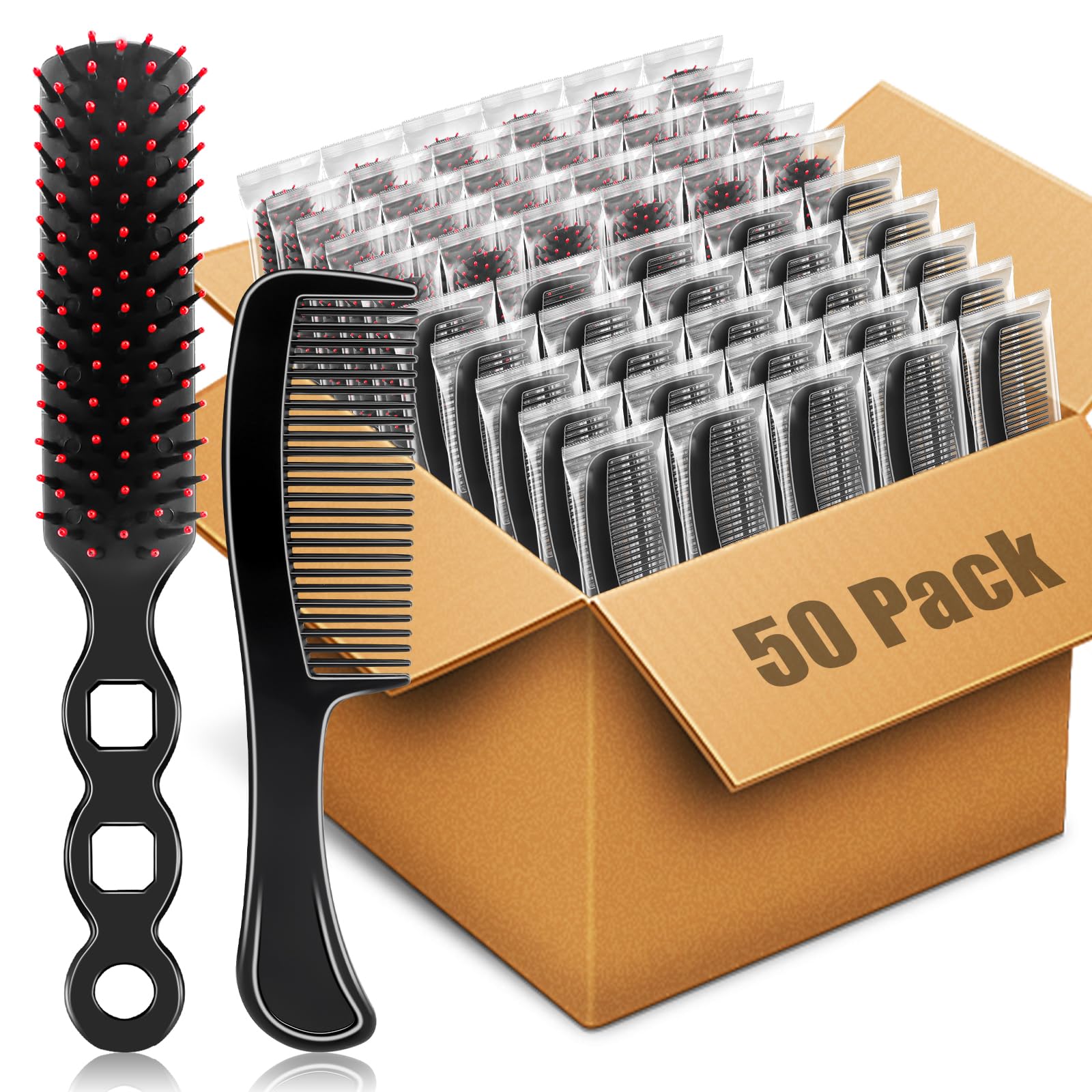 Brosses HOFASON en vrac emballées individuellement pour dons et kits d'hygiène