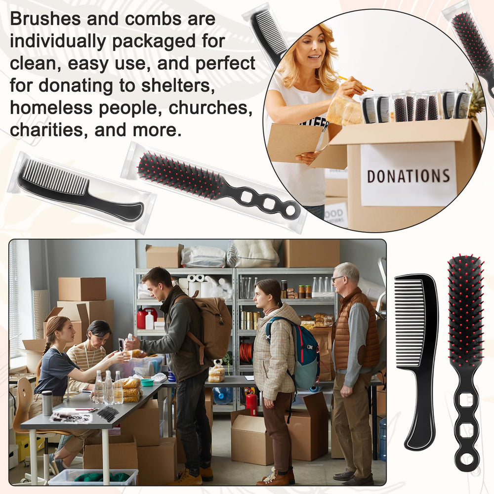 Hygiène et propreté kit brosses et peignes HOFASON pour dons et refuges