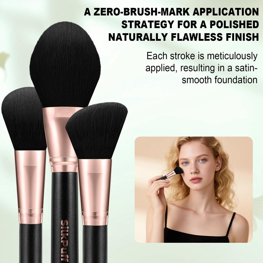 HOIFA SilkPuff pinceaux blush – couvrance douce et nuances harmonisées.