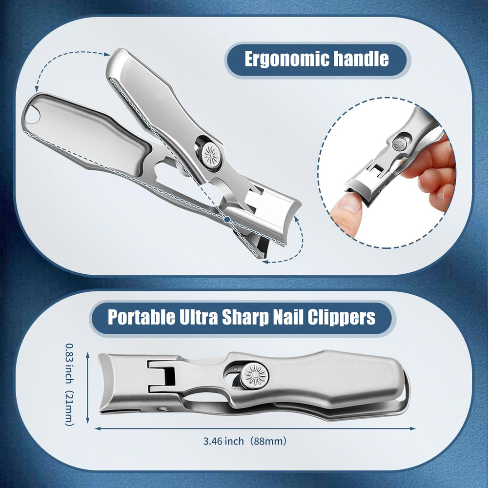 Hoiuter coupe-ongles allemands anti-éclaboussures pour un usage propre.