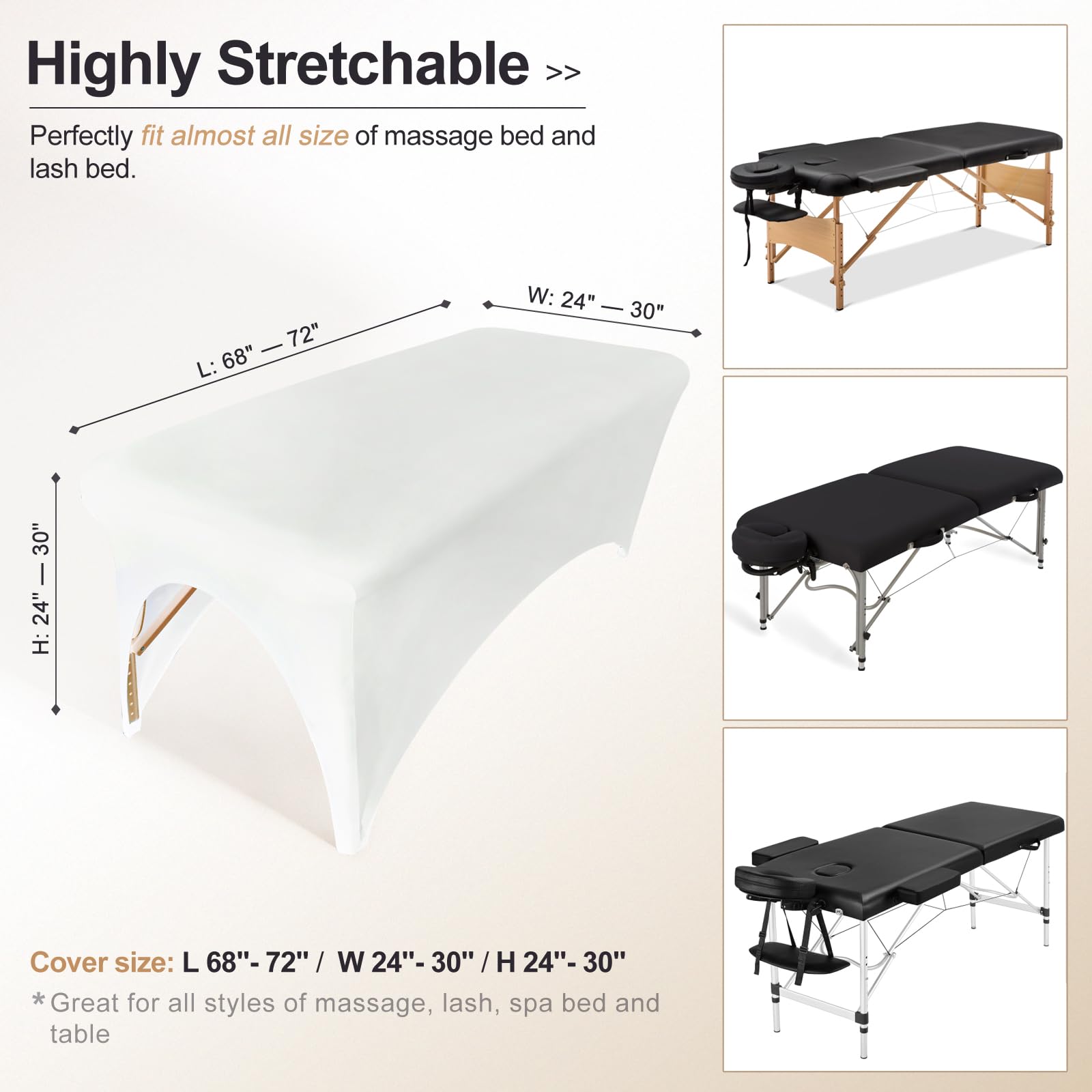HOLITS couverture-lit-soin-professionnel, design ergonomique pour travailler confortablement