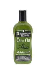 Hollywood Beauty bouteille-lotion-huile-olive-brillance, hydratation et éclat en une étape.