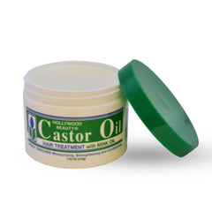 Brillance naturelle des cheveux avec l’huile de ricin Hollywood Beauty