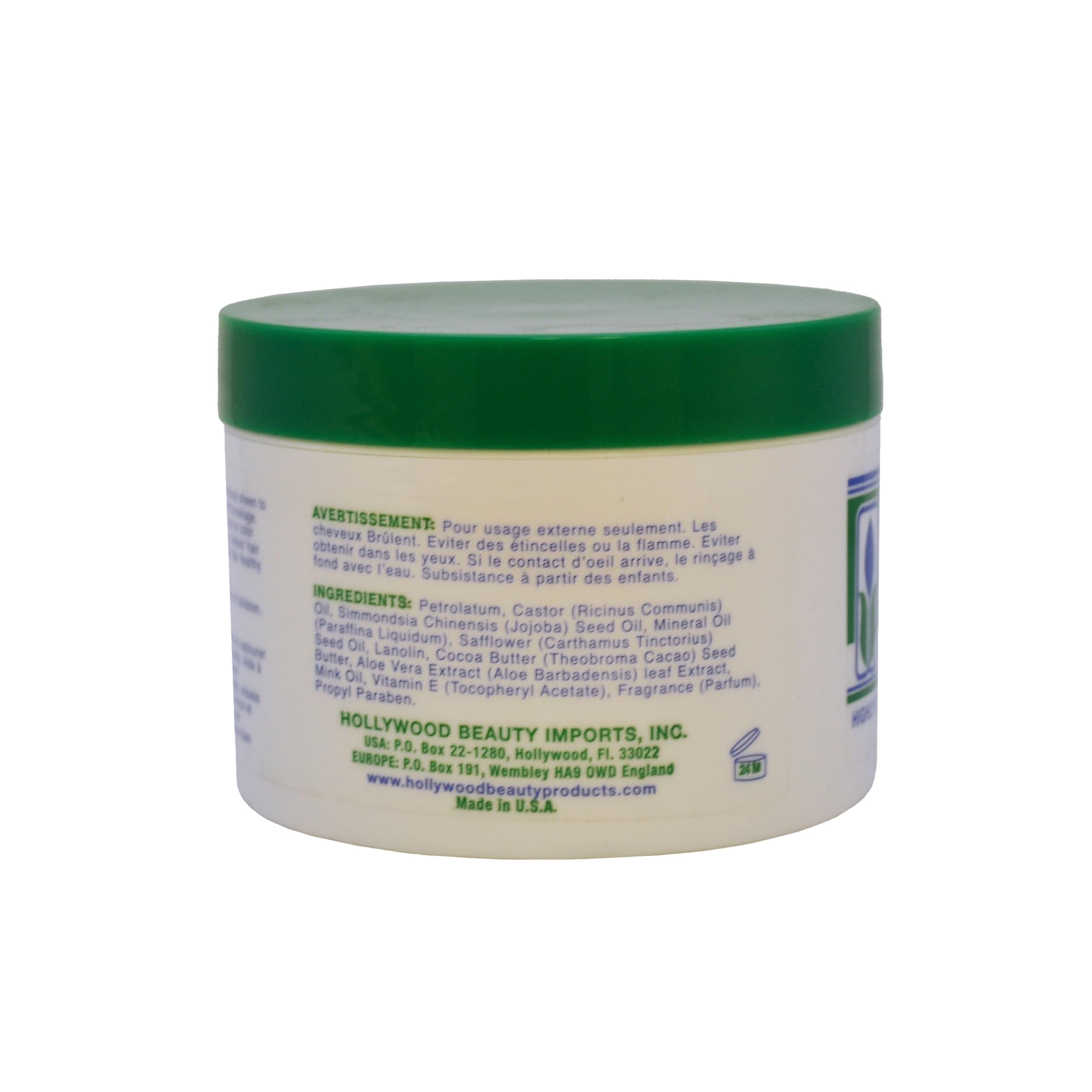 Texture huile Hollywood Beauty pour cheveux doux et brillants