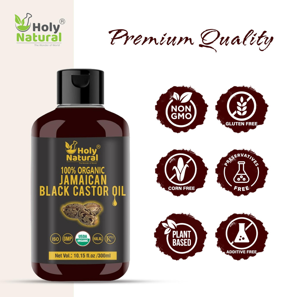 Levres et talons hydratés avec Holy Natural huile ricin noire.