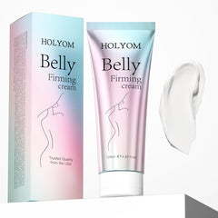 HOLYOM B Flat Belly Cream – flacon, utilisation quotidienne facile.