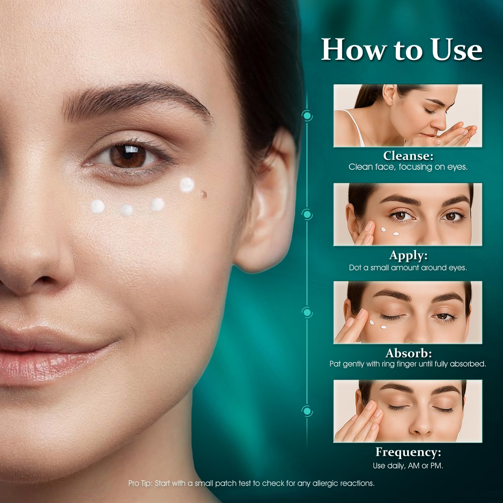HOLYOM Crème Yeux Avancée – formulation avec peptides.