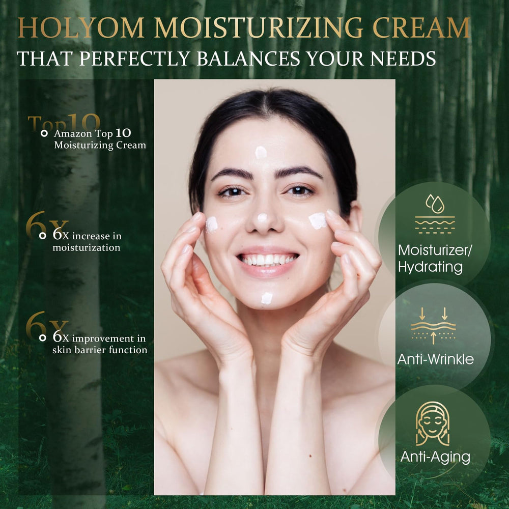 Gros plan sur les ingrédients HOLYOM Crepe Fix : Ribose Beauty Sugar et Caprylyl Glycol.