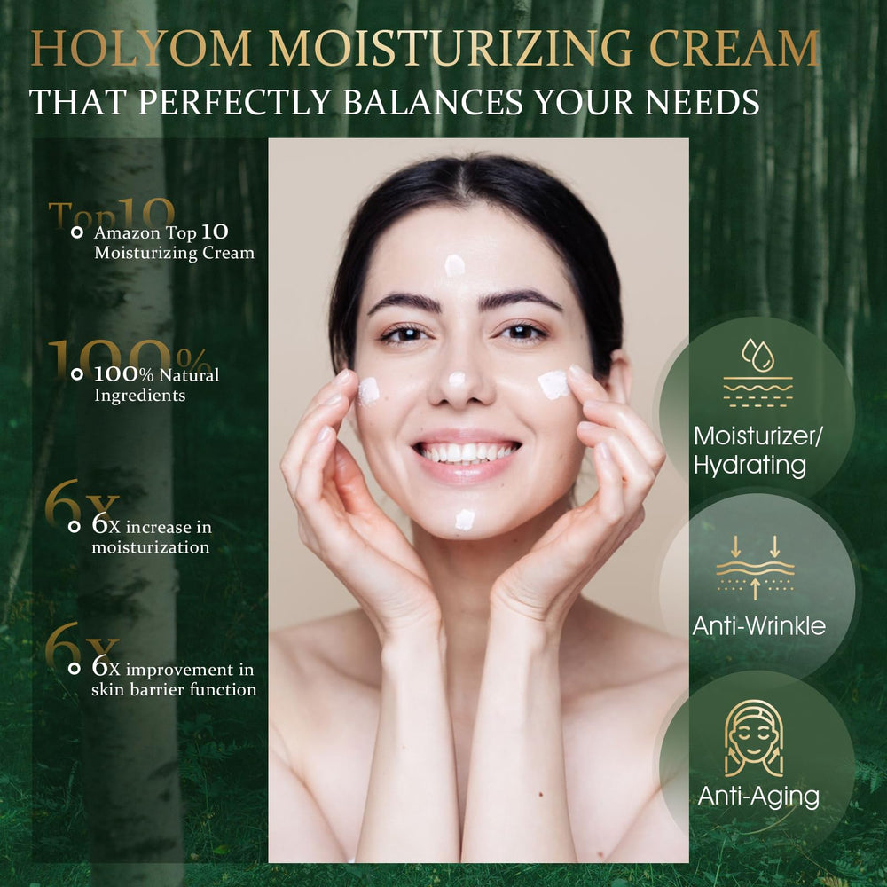 HOLYOM Crepe Fix Creme sur les jambes apporte une apparence plus tonique.